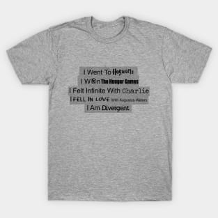 Multifandom Book Lover T-Shirt